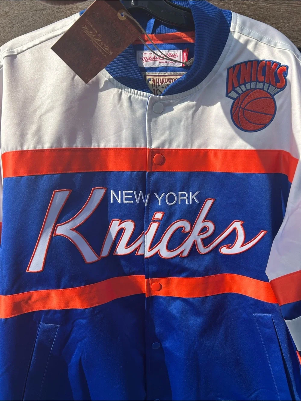 Mitchell & Ness NEW YORK KNICKS Hardwood Classics Jacket | Size M